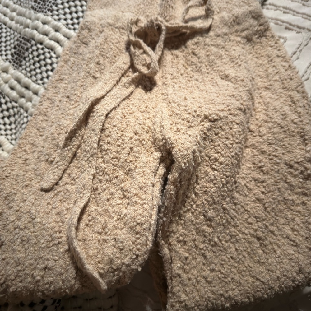 Cream free people cable knit lounge leggings XS - Picture 3 of 6